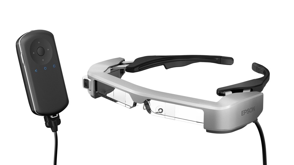 AR-Brillen von Epson (links) und Lenovo.