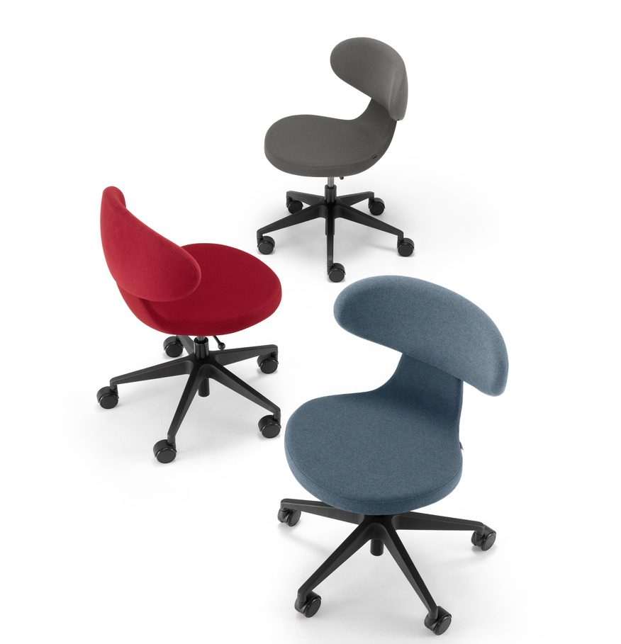 Die Stuhlfamile Simplex 3D überzeugt unter anderem durch einfache Bedienbarkeit. Abbildung: Girsberger