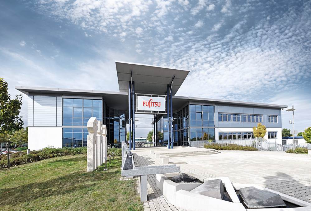 Das Fujitsu-Werk in Augsburg. Abbildung: Fujitsu