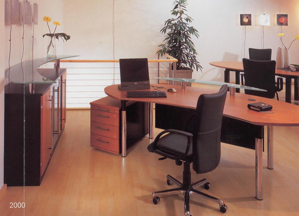 Büroeinrichtungslösungen von Febrü im Jahr 2000. Abbildung: Febrü