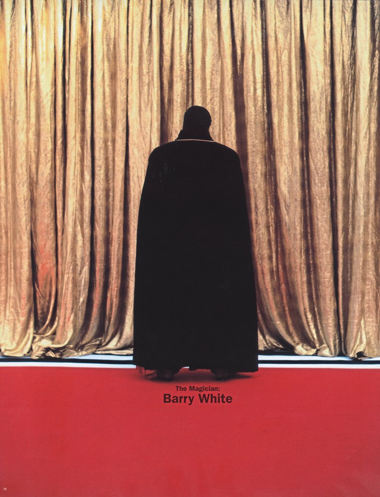 Object Carpet konnte in den 1980ern Barry White für eine Kampagne gewinnen. Abbildung: Michael Comte