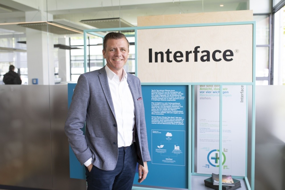 Nils Rödenbeck ist ab dem 1. Januar 2023 Vice President & General Manager DACH and UKIME bei Interface. Abbildung: Interface