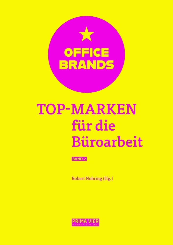 „OFFICE BRANDS. Top-Marken für die Büroarbeit. Band 2“ ist als Hardcover und E-Book erschienen.