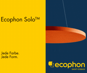 Ecophon Solo: Das Deckensegel für beste Akustik.