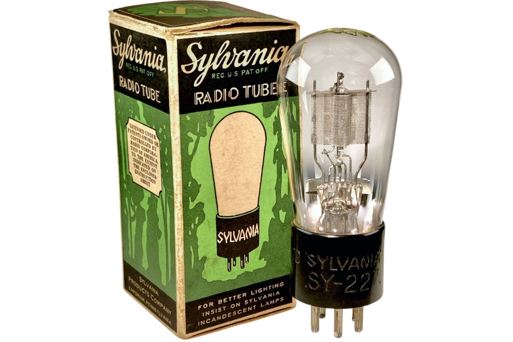 Das erste Sylvania-Produkt aus dem Jahr 1924. Abbildung: Sylvania Group