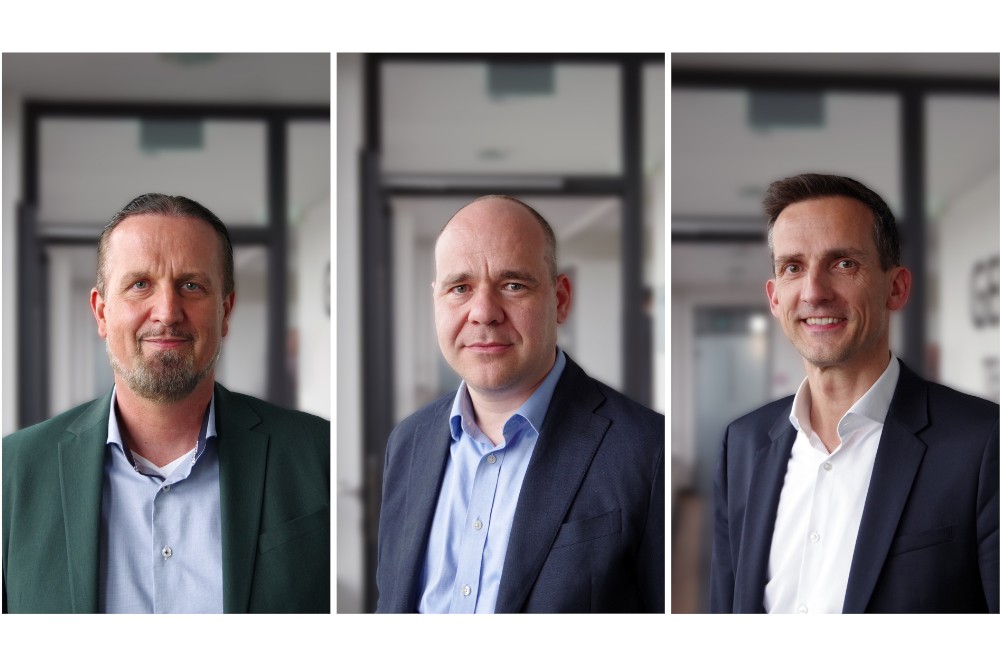 David Warnecke, Tobias van Wickeren und Torsten Lips (v.l.n.r) werden Teil der Geschäftsleitung von Ricoh Deutschland. Abbildung: Ricoh Deutschland GmbH