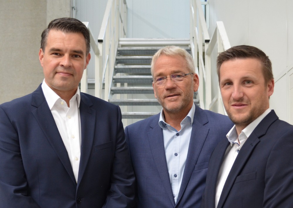 Neues Geschäftsführertrio bei der Lehmann Vertriebsgesellschaft mbH & Co. KG: Nils Garbisch, Ralf Priefer und Sönke Schlüter (v. l. n. r.). Abbildung: Lehmann Locks