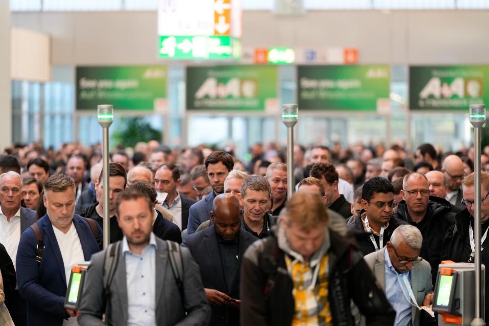 Die letzte A+A fand 2023 statt. Abbildung Messe Düsseldorf, Constanze Tillmann