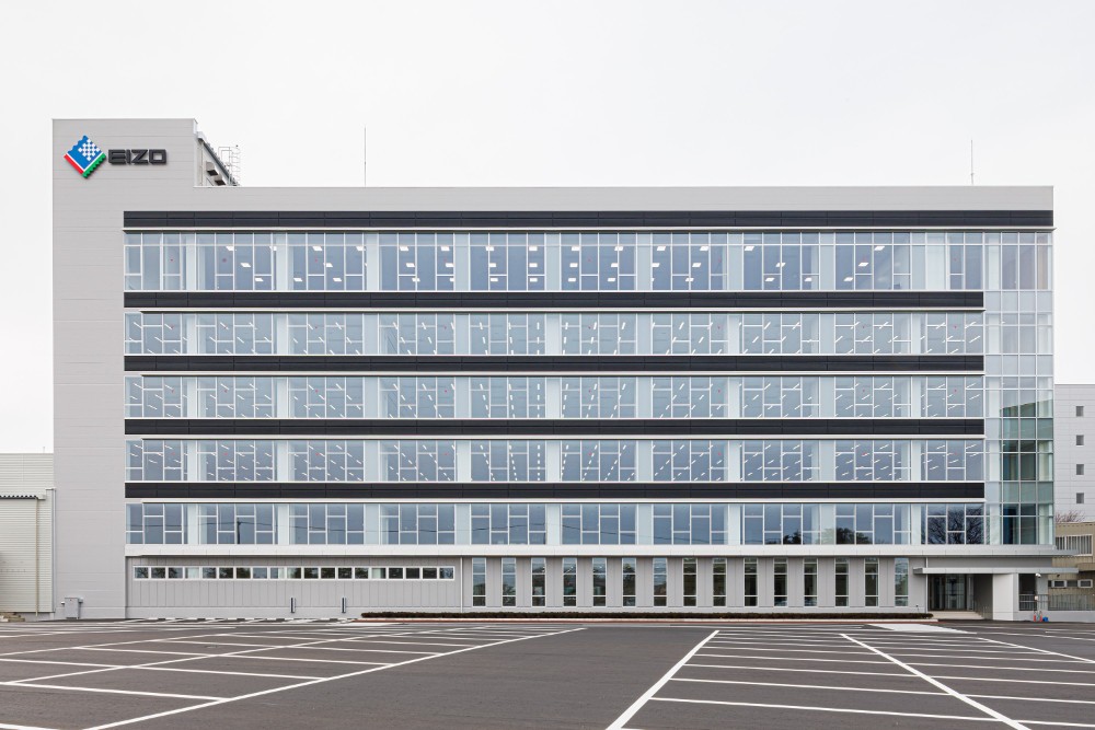 Das fertiggestellte Technologiezentrum vereint die technischen Abteilungen des Unternehmens. Abbildung: Eizo