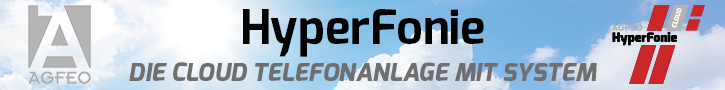 Banner Agfeo: Hyperfonie – Telefonanlage