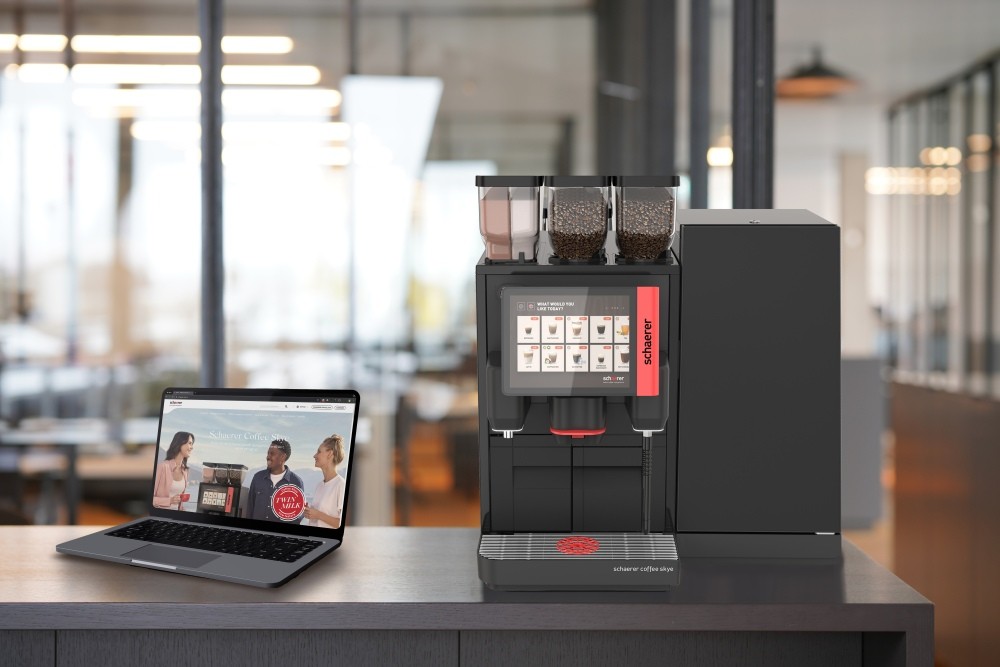 Vielfältige Kaffeespezialitäten auf Knopfdruck sind im modernen Büro ein Muss. Abbildung: Schaerer