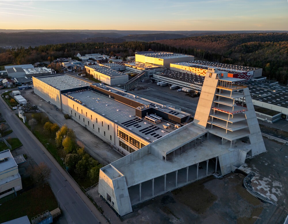 Die Weiterentwicklung und der Ausbau des Standorts Nagold haben für Häfele hohe Priorität. Abbildung: Häfele