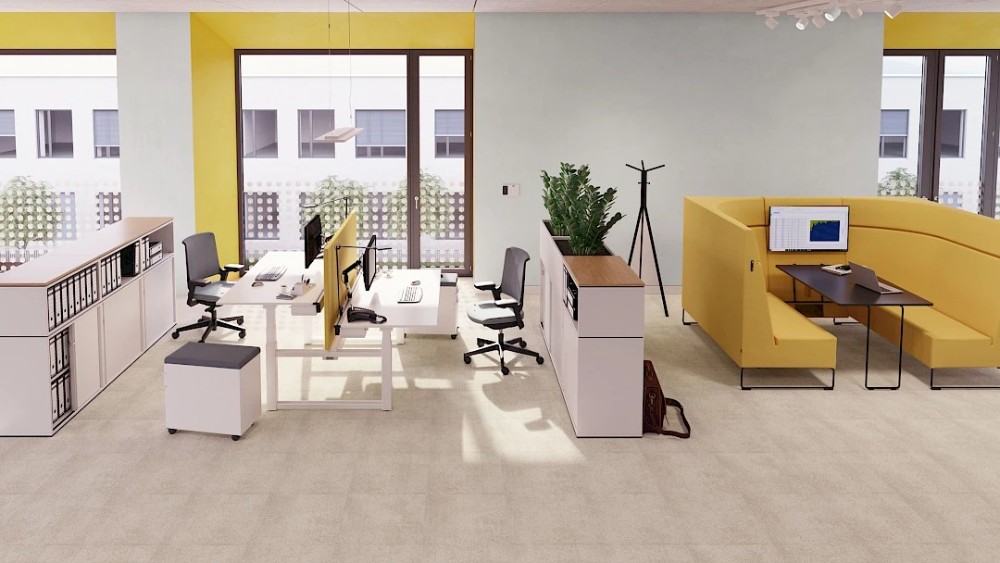 Der IBA hat Umsatzzahlen der Büromöbelbranche für das Jahr 2025 veröffentlicht. Abbildung: VS Vereinigte Spezialmöbelfabriken