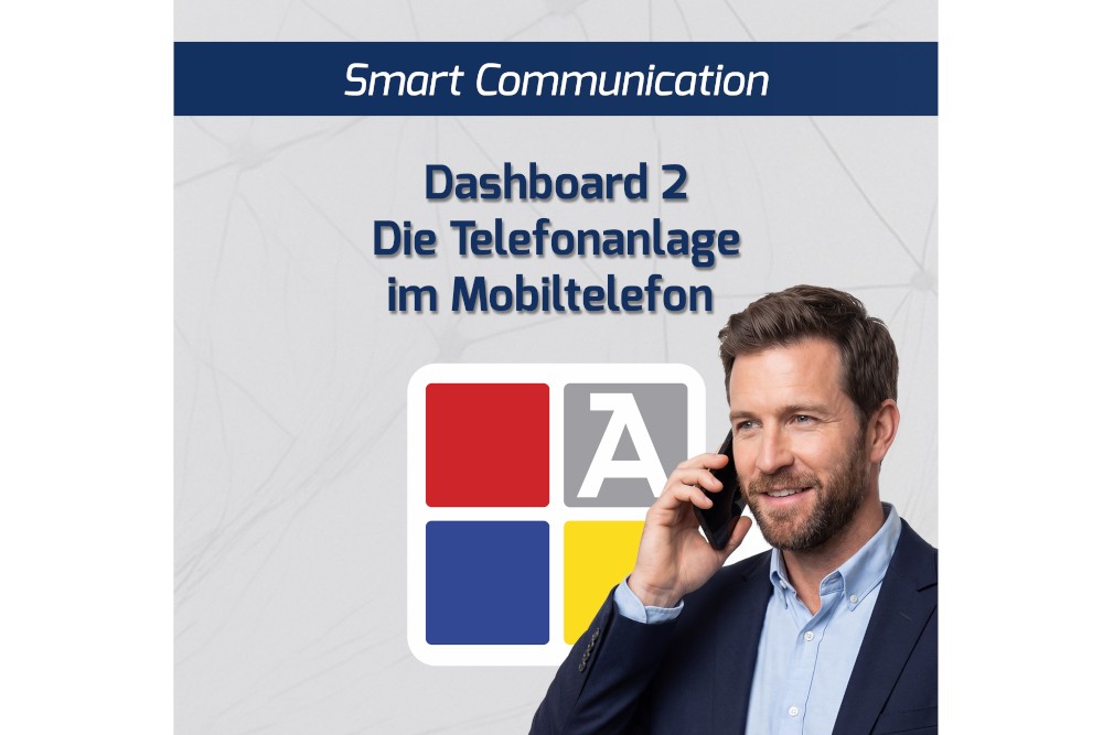 Die neue Dashboard 2 App von Agfeo ist ein wichtigen Schritt in Richtung vollständig integrierter mobiler Kommunikation. Abbildung: Agfeo