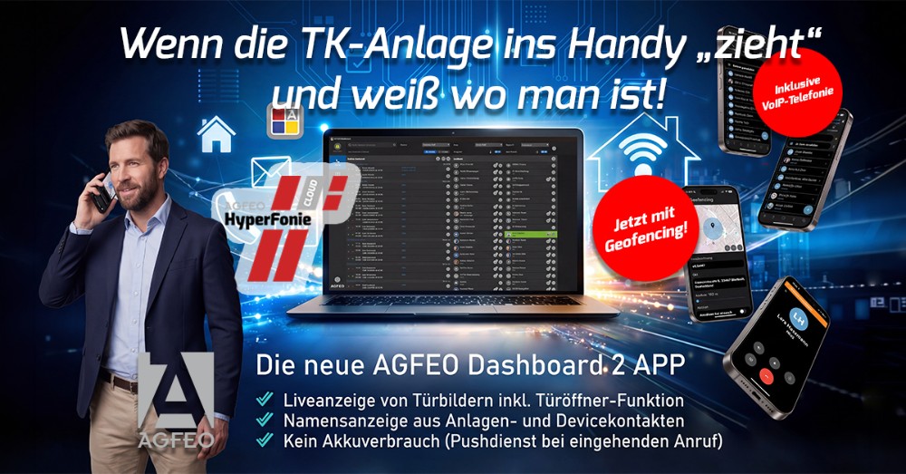 Weitere Vorteile der neuen Agfeo-App auf einen Blick. Abbildung: Agfeo