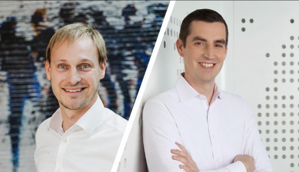 Hendrik Theiß (links) und Christian Goebel bilden seit 1. Mai die neue Geschäftsführung von Signify in Deutschland. Abbildung: Signify