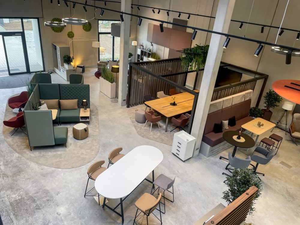 Besucher können im Kompetenz Center Süd den Showroom von Febrü auf 500 m2 erleben. Abbildung: Febrü