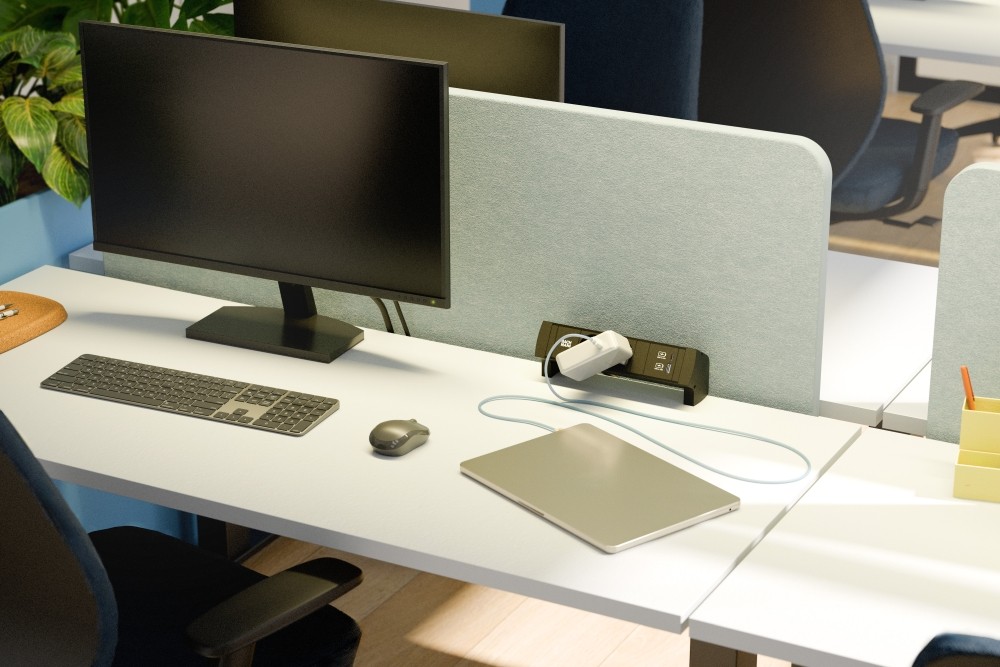 Desk Style ergänzt das Bachmann-Portfolio als funktionale, sofort nutzbare Basislösung für moderne Büroarbeitsplätze. Abbildung: Bachmann