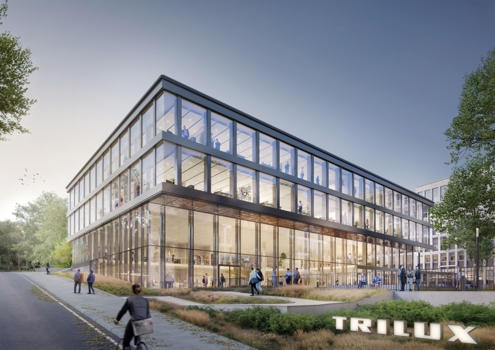 Mit den angekündigten Investitionen bekennt sich Trilux zum Standort in Arnsberg. Abbildung: Trilux