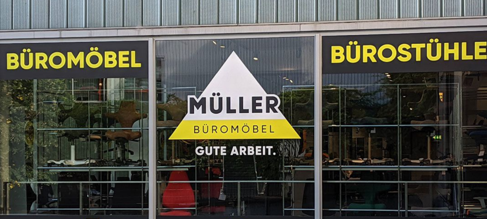 Die Büromöbel Sofort-Markt Müller GmbH musste an drei von acht Standorten Insolvenz anmelden. Abbildung: Screenshot Redaktion